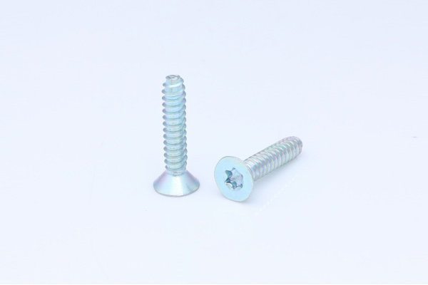 Hexalobular socket countersunk head tapping flat t